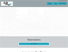 Tablet Screenshot of luxuryontheriver.com